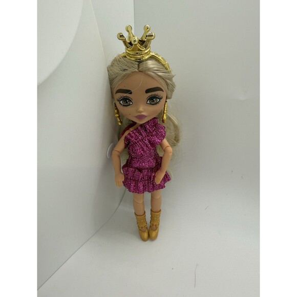 Mattel Other - 2021 BARBIE EXTRA MINI QUEEN 6” DOLL MATTEL (HDY91) W/GOLD CROWN